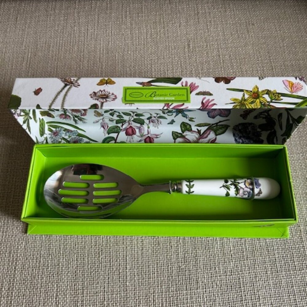 Portmeiron Slotted Spoon - New In Box!